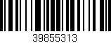 Código de barras (EAN, GTIN, SKU, ISBN): '39855313'