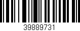 Código de barras (EAN, GTIN, SKU, ISBN): '39889731'