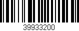 Código de barras (EAN, GTIN, SKU, ISBN): '39933200'
