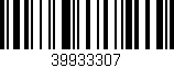 Código de barras (EAN, GTIN, SKU, ISBN): '39933307'