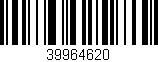 Código de barras (EAN, GTIN, SKU, ISBN): '39964620'