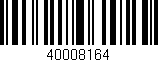 Código de barras (EAN, GTIN, SKU, ISBN): '40008164'