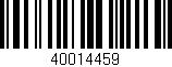 Código de barras (EAN, GTIN, SKU, ISBN): '40014459'
