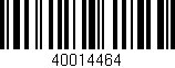 Código de barras (EAN, GTIN, SKU, ISBN): '40014464'