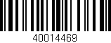 Código de barras (EAN, GTIN, SKU, ISBN): '40014469'