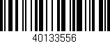 Código de barras (EAN, GTIN, SKU, ISBN): '40133556'