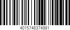 Código de barras (EAN, GTIN, SKU, ISBN): '4015746374991'