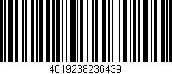 Código de barras (EAN, GTIN, SKU, ISBN): '4019238236439'