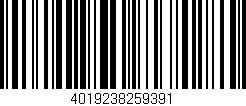 Código de barras (EAN, GTIN, SKU, ISBN): '4019238259391'