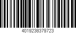 Código de barras (EAN, GTIN, SKU, ISBN): '4019238379723'