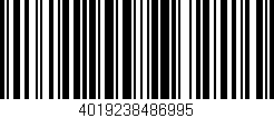 Código de barras (EAN, GTIN, SKU, ISBN): '4019238486995'