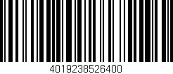 Código de barras (EAN, GTIN, SKU, ISBN): '4019238526400'