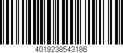 Código de barras (EAN, GTIN, SKU, ISBN): '4019238543186'