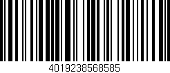 Código de barras (EAN, GTIN, SKU, ISBN): '4019238568585'