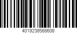 Código de barras (EAN, GTIN, SKU, ISBN): '4019238568608'
