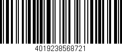 Código de barras (EAN, GTIN, SKU, ISBN): '4019238568721'