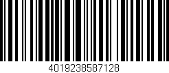 Código de barras (EAN, GTIN, SKU, ISBN): '4019238587128'