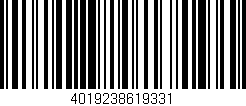 Código de barras (EAN, GTIN, SKU, ISBN): '4019238619331'