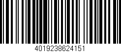 Código de barras (EAN, GTIN, SKU, ISBN): '4019238624151'