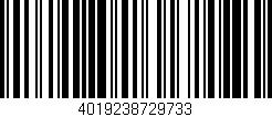 Código de barras (EAN, GTIN, SKU, ISBN): '4019238729733'