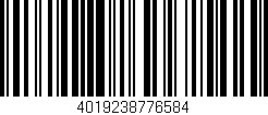 Código de barras (EAN, GTIN, SKU, ISBN): '4019238776584'