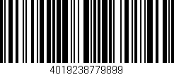 Código de barras (EAN, GTIN, SKU, ISBN): '4019238779899'