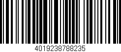 Código de barras (EAN, GTIN, SKU, ISBN): '4019238788235'