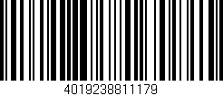 Código de barras (EAN, GTIN, SKU, ISBN): '4019238811179'