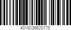 Código de barras (EAN, GTIN, SKU, ISBN): '4019238820775'
