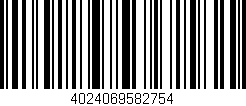 Código de barras (EAN, GTIN, SKU, ISBN): '4024069582754'