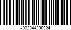Código de barras (EAN, GTIN, SKU, ISBN): '4032344000824'