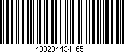 Código de barras (EAN, GTIN, SKU, ISBN): '4032344341651'