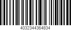 Código de barras (EAN, GTIN, SKU, ISBN): '4032344364834'