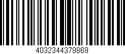 Código de barras (EAN, GTIN, SKU, ISBN): '4032344379869'