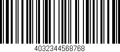 Código de barras (EAN, GTIN, SKU, ISBN): '4032344568768'