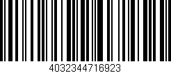 Código de barras (EAN, GTIN, SKU, ISBN): '4032344716923'