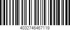 Código de barras (EAN, GTIN, SKU, ISBN): '4032746467119'