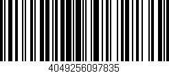 Código de barras (EAN, GTIN, SKU, ISBN): '4049256097835'