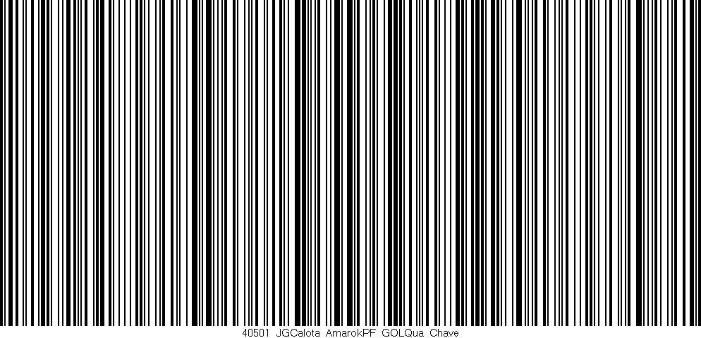 Código de barras (EAN, GTIN, SKU, ISBN): '40501_JGCalota_AmarokPF_GOLQua_Chave'