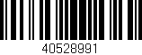 Código de barras (EAN, GTIN, SKU, ISBN): '40528991'