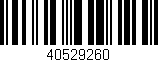 Código de barras (EAN, GTIN, SKU, ISBN): '40529260'