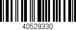 Código de barras (EAN, GTIN, SKU, ISBN): '40529330'