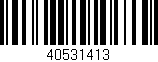 Código de barras (EAN, GTIN, SKU, ISBN): '40531413'