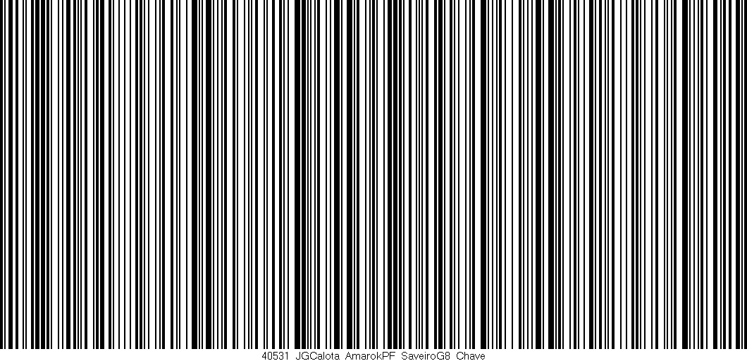 Código de barras (EAN, GTIN, SKU, ISBN): '40531_JGCalota_AmarokPF_SaveiroG8_Chave'