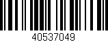 Código de barras (EAN, GTIN, SKU, ISBN): '40537049'