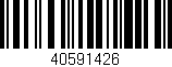 Código de barras (EAN, GTIN, SKU, ISBN): '40591426'