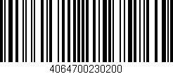 Código de barras (EAN, GTIN, SKU, ISBN): '4064700230200'