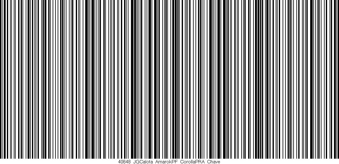 Código de barras (EAN, GTIN, SKU, ISBN): '40648_JGCalota_AmarokPF_CorollaPRA_Chave'
