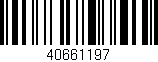 Código de barras (EAN, GTIN, SKU, ISBN): '40661197'