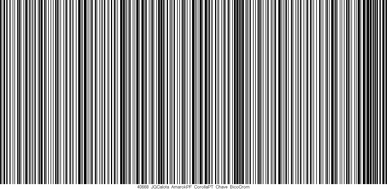 Código de barras (EAN, GTIN, SKU, ISBN): '40668_JGCalota_AmarokPF_CorollaPT_Chave_BicoCrom'